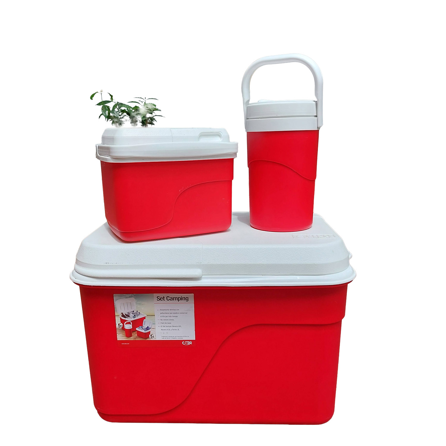 set de hieleras / coolers estra 42l 4.5