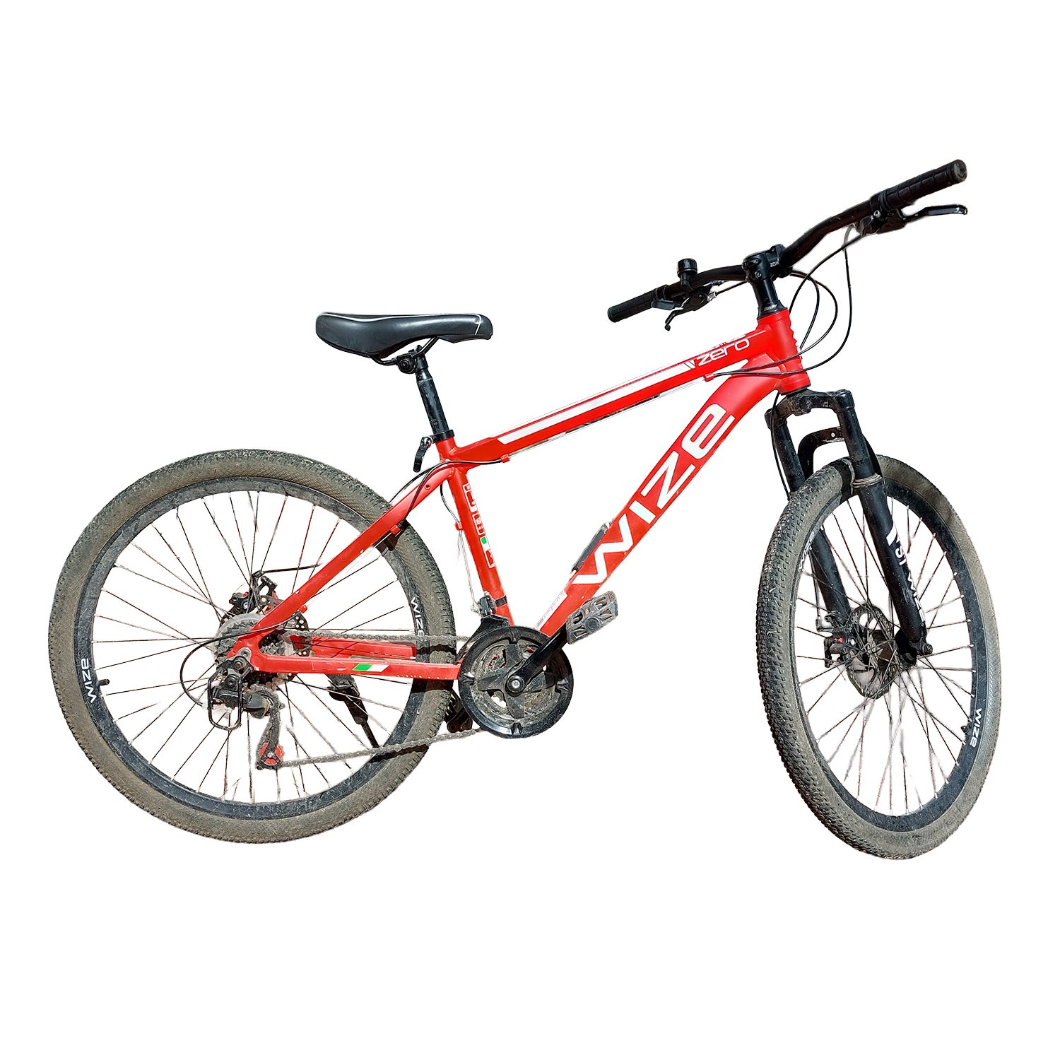 bicicleta roja