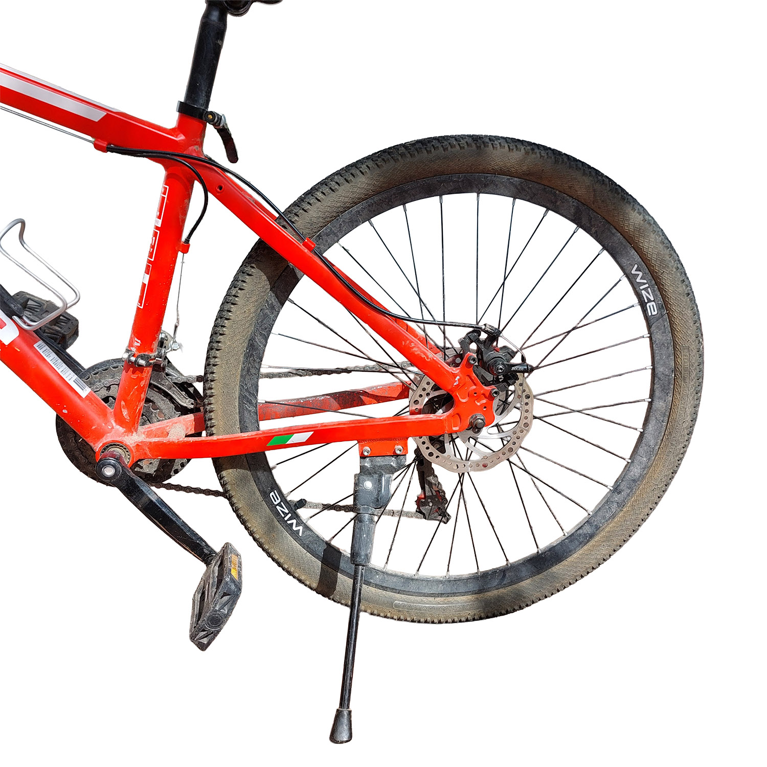 bicicleta roja