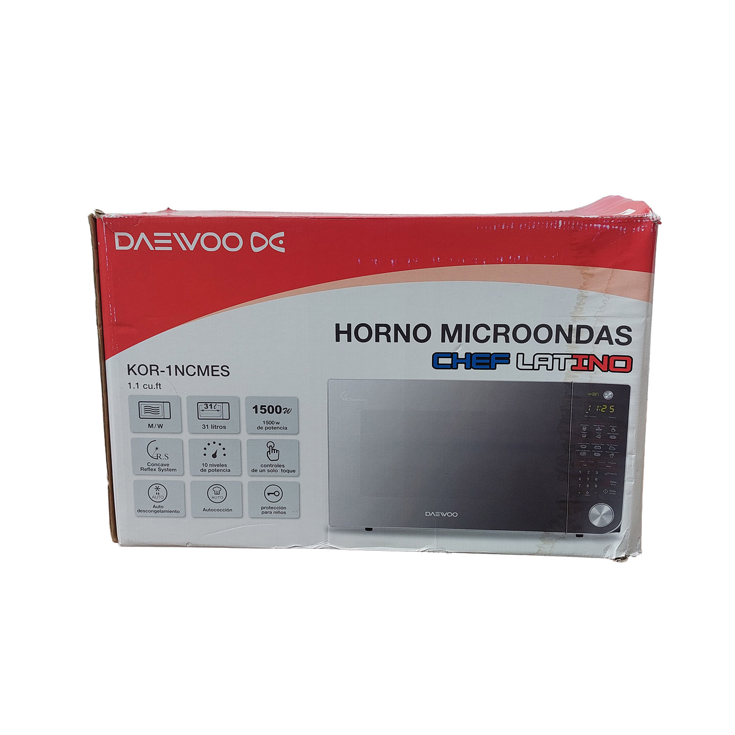Microondas Daewoo ZerON Kor1NCMES blanco - Imagen 6