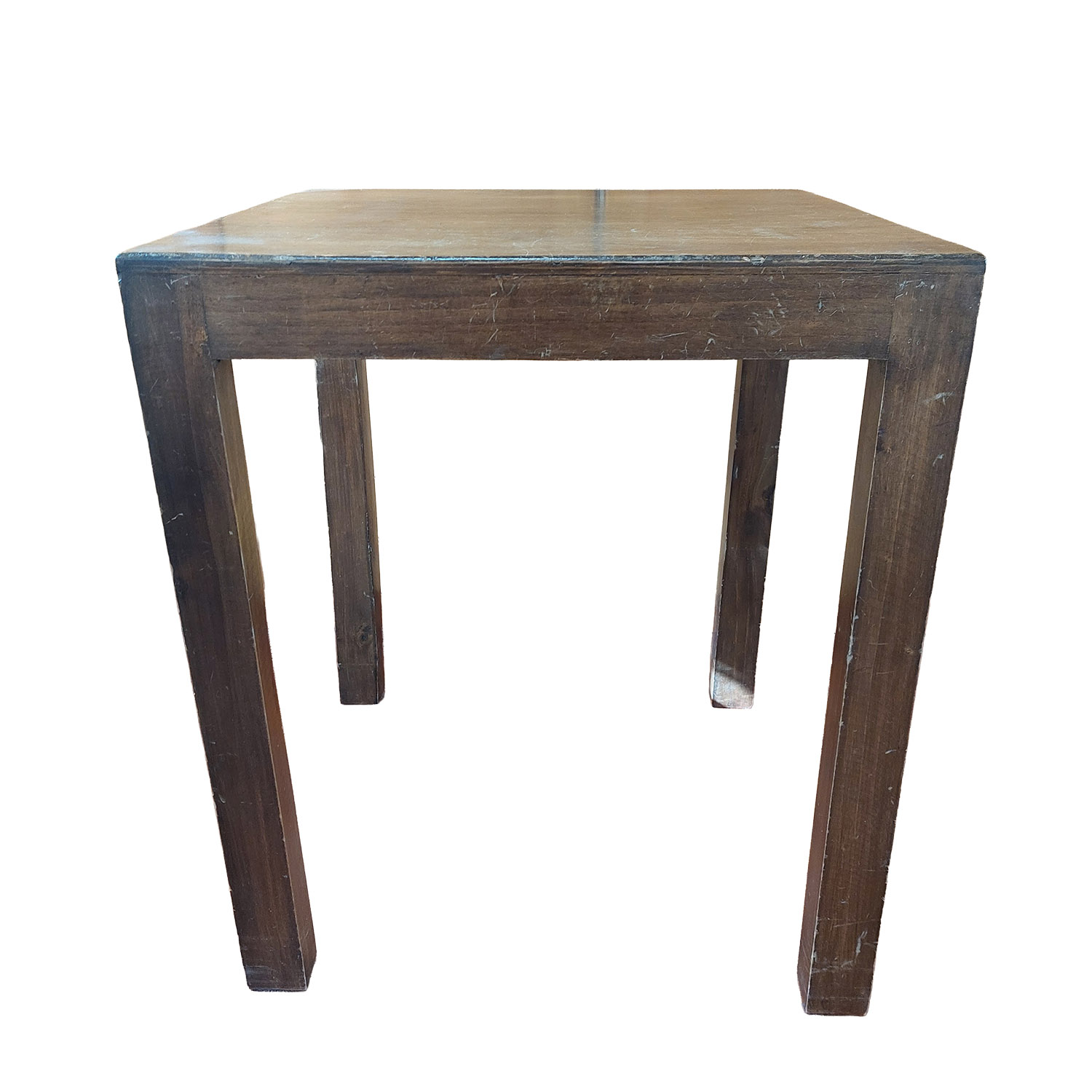 Mesa cuadrada rústica