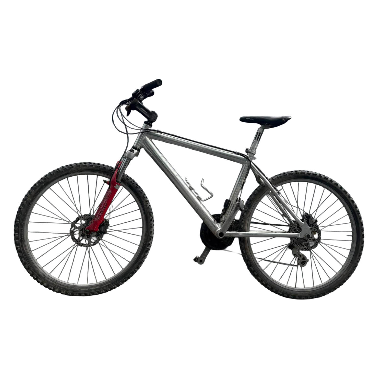 Bicicleta plateada ring 26