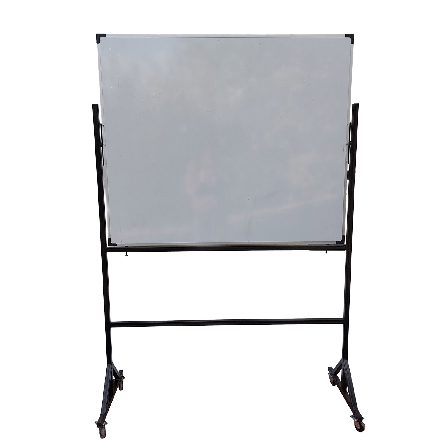 Pizarra movible y giratoria 1,20mt x 1,00mt x 1,90mt doble cara