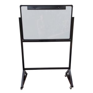 Pizarra movible 0,90mt x 0,60mt x 1,50mt con portapapelógrafo