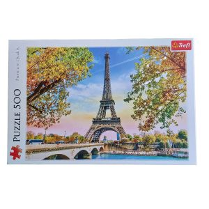 Rompecabezas - Trefl Puzzle 500 – Torre Eiffel al atardecer