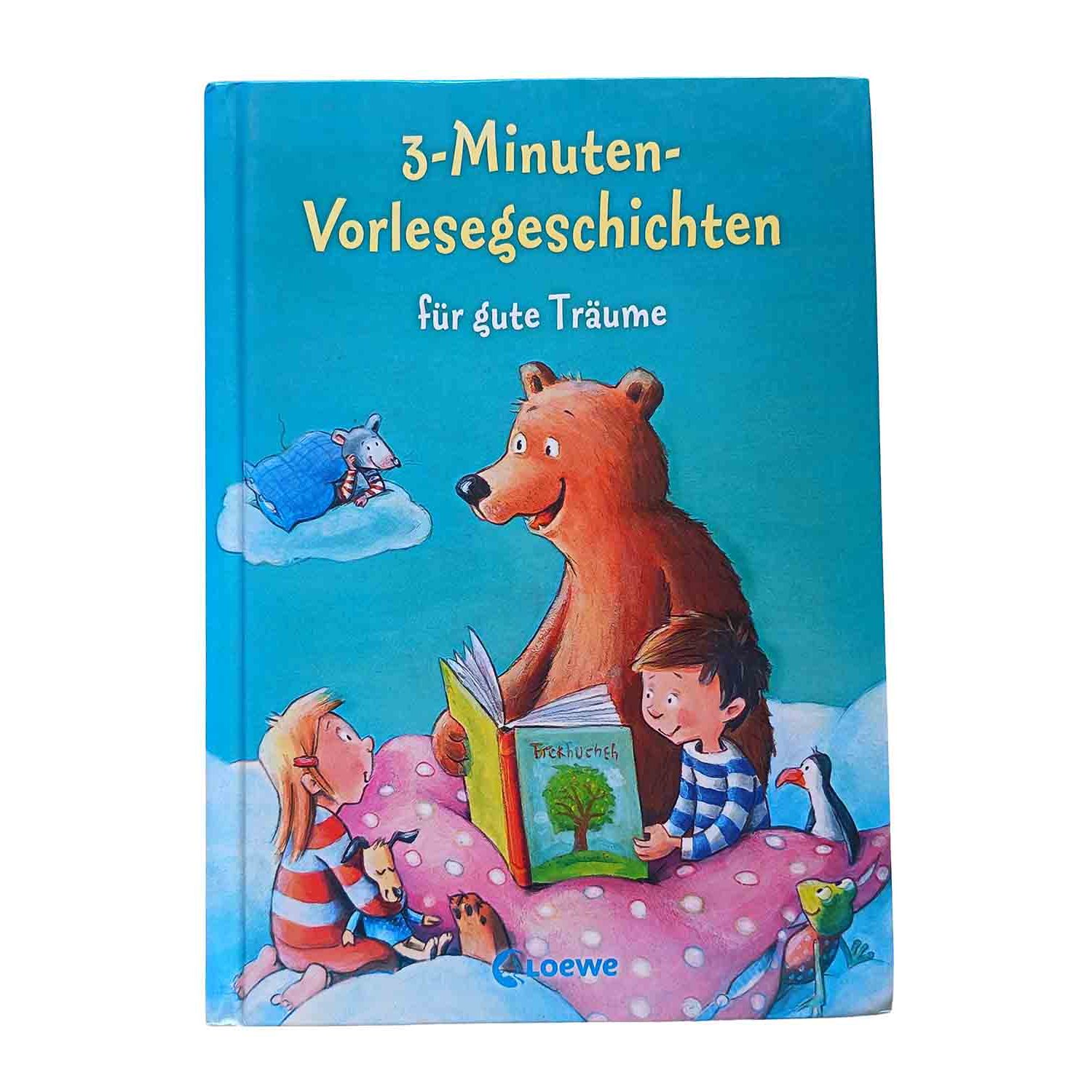 3-Minuten-Vorlesegeschichten für gute Träume – Loewe